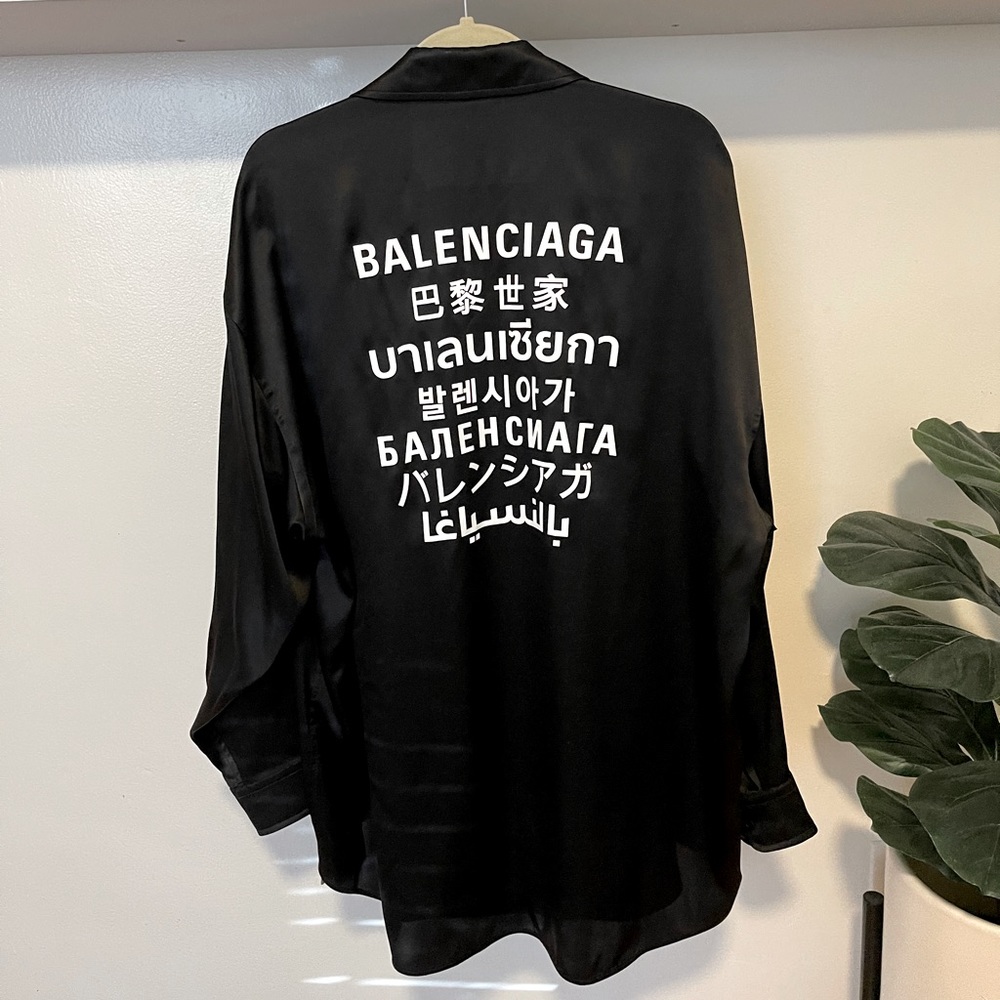 Balenciaga Silk Shirt